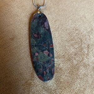 Oval Multicolor Stone Pendant
